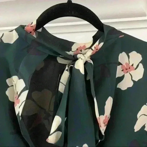 Marni Silk Floral Neck Tie Top - Picture 5 of 6